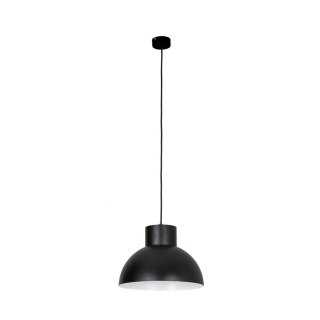 Lampa wisząca WORKS BLACK I czarny półokrągły klosz - Nowodvorski Lighting