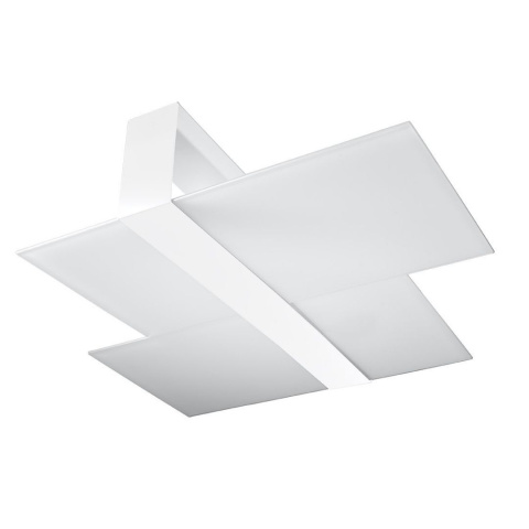 Plafon MASSIMO biały szklana lampa sufitowa - Sollux Lighting
