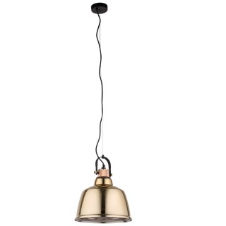 Lampa wisząca AMALFI I L GOLD złoty szklany klosz zwis loft - Nowodvorski Lighting