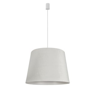 Lampa wisząca CONE L kremowy aksamitny abażur - Nowodvorski Lighting