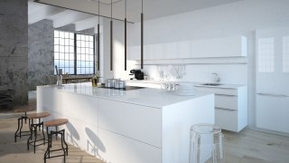 Lampa wisząca LASER 750 czarny pojedynczy zwis - Nowodvorski Lighting