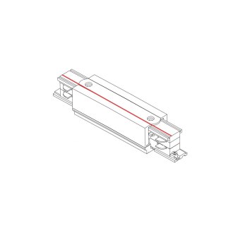 Łącznik liniowy czarny zasilający CTLS POWER STRAIGHT CONNECTOR do systemu CTLS 3-fazowego natynkowego - Nowodvorski Lighting