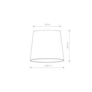 System Cameleon - abażur CONE L granatowo-złoty aksamit - Nowodvorski Lighting
