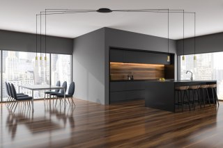 System Cameleon - szklany klosz CYLINDER M transparentny/mosiądz - Nowodvorski Lighting