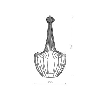 System Cameleon - klosz LUKSOR S mosiądz - Nowodvorski Lighting