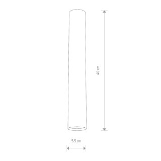 Lampa punktowa EYE L mosiądz 40 cm tuba spot - Nowodvorski Lighting