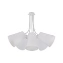 Lampa sufitowa FLEX SHADE 5 biała elastyczne ramiona z kloszami - Nowodvorski Lighting