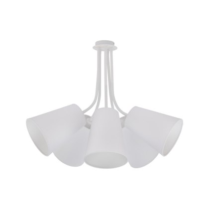 Lampa sufitowa FLEX SHADE 5 biała elastyczne ramiona z kloszami - Nowodvorski Lighting