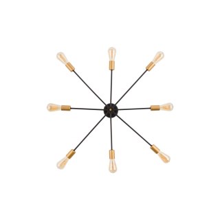 Plafon MILL 8 lampa sufitowa dwuobwodowa loft - Nowodvorski Lighting