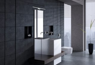 Kinkiet VAN GOGH LED L chrom/nikiel nad obraz lustro do łazienki 90 cm - Nowodvorski Lighting