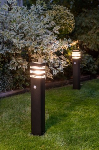 Lampa ogrodowa RIO SENSOR z czujnikiem ruchu stojąca słupek - Nowodvorski Lighting