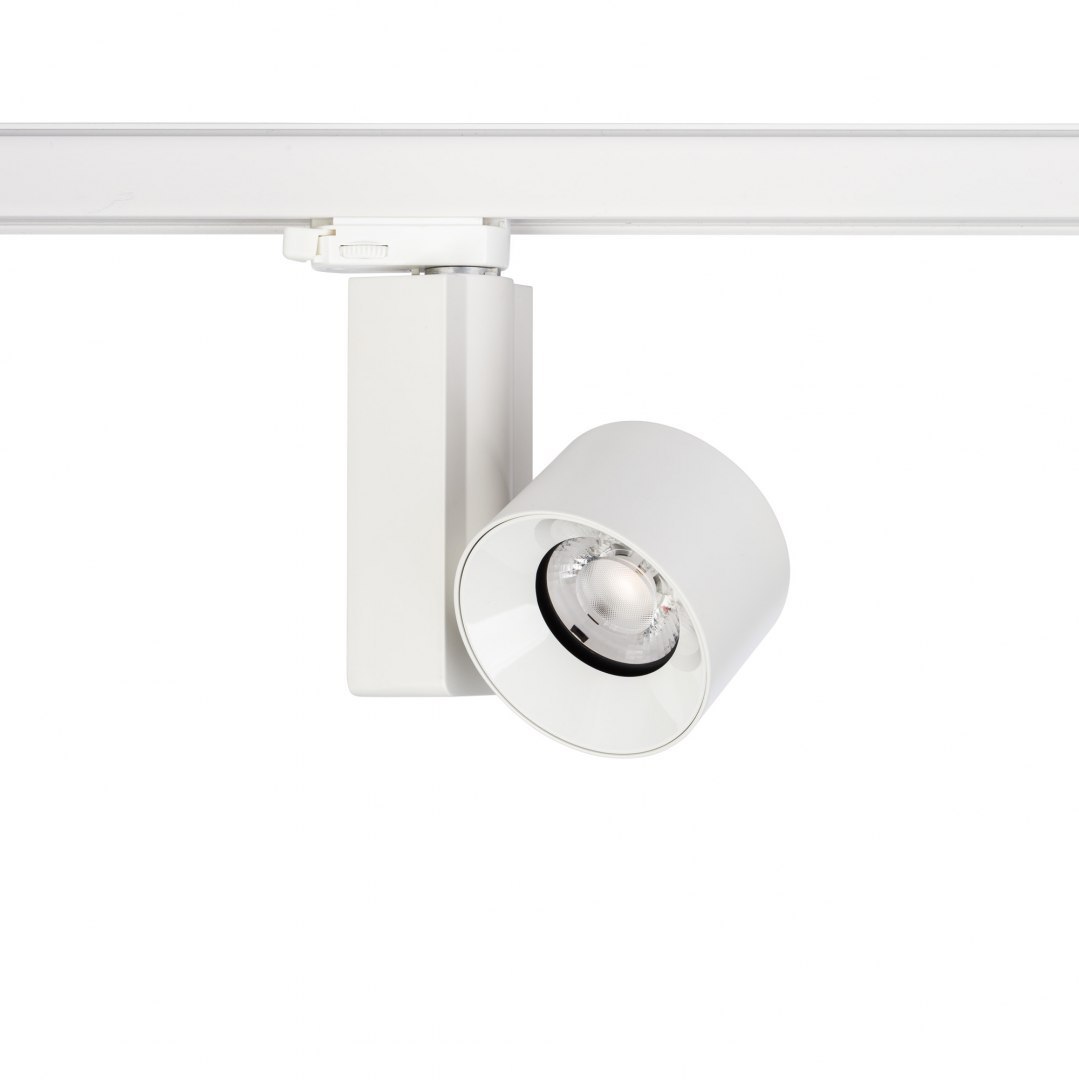 Lampa szynowa CTLS NEA biała LED 20W 4000K z regulacją kąta świecenia 3-fazowa - Nowodvorski Lighting Lampa szynowa CTLS NEA biała LED 20W 4000K z regulacją kąta świecenia 3-fazowa - Nowodvorski Lighting