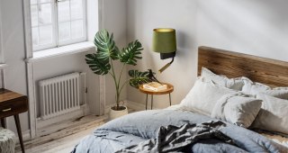 Kinkiet CHILLIN II zielono-złoty z włącznikiem i lampką do czytania - Nowodvorski Lighting