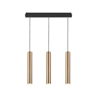Lampa wisząca EYE III mosiądz potrójny zwis na listwie - Nowodvorski Lighting