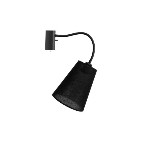 Kinkiet FLEX SHADE czarny giętki elastyczny z kloszem - Nowodvorski Lighting