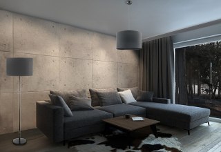 Lampa wisząca HOTEL szary / chrom abażur tkanina - Nowodvorski Lighting