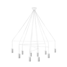 Lampa wisząca IMBRIA 10 punktowa biała do salonu jadalni nad stół - Nowodvorski Lighting