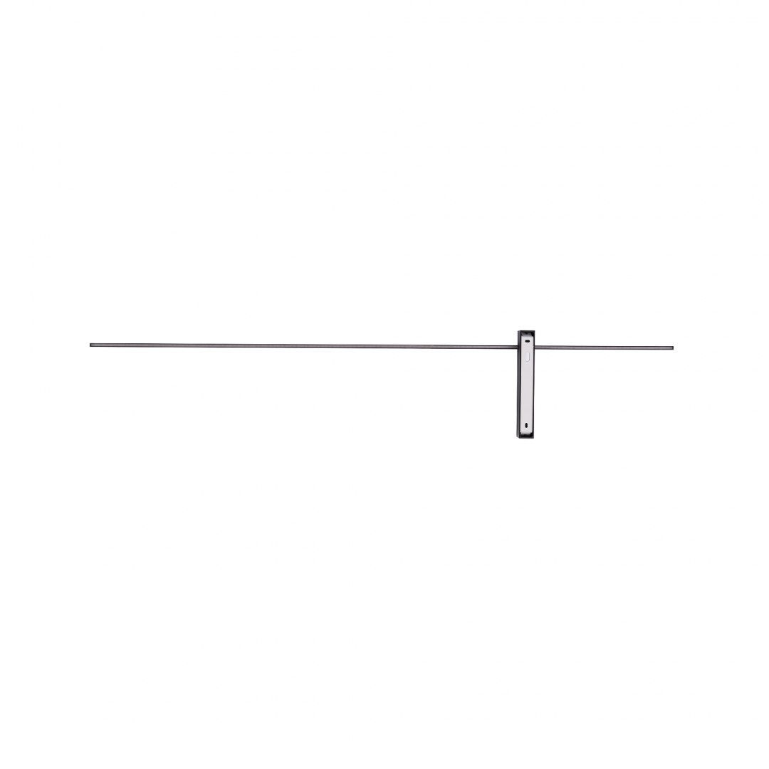 Minimalistyczny kinkiet IMPULSE LED L czarny ze ściemniaczem - Nowodvorski Lighting Minimalistyczny kinkiet IMPULSE LED L czarny ze ściemniaczem - Nowodvorski Lighting