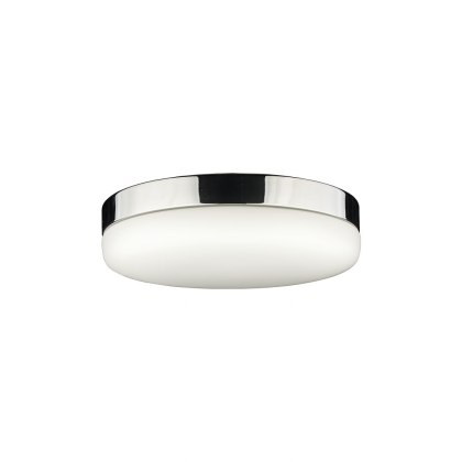 Okrągły plafon sufitowy KASAI chrom / szklany E27 - Nowodvorski Lighting