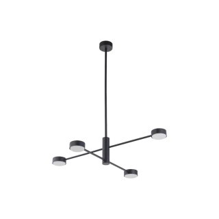 Lampa wisząca ORBIT 4x8W czarna nowoczesna - Nowodvorski Lighting