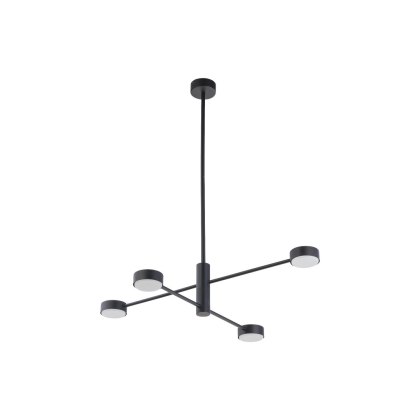 Lampa wisząca ORBIT 4x8W czarna nowoczesna - Nowodvorski Lighting