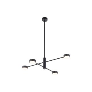 Lampa wisząca ORBIT 4x8W czarna nowoczesna - Nowodvorski Lighting