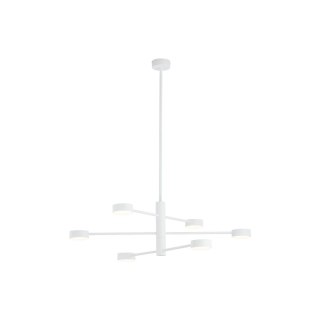 Lampa wisząca ORBIT 6x8W biała nowoczesna - Nowodvorski Lighting