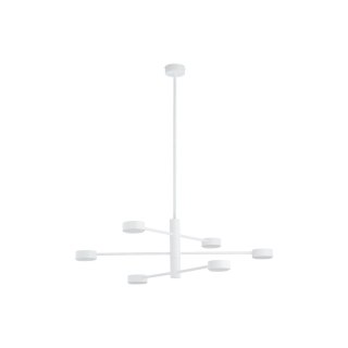 Lampa wisząca ORBIT 6x8W biała nowoczesna - Nowodvorski Lighting