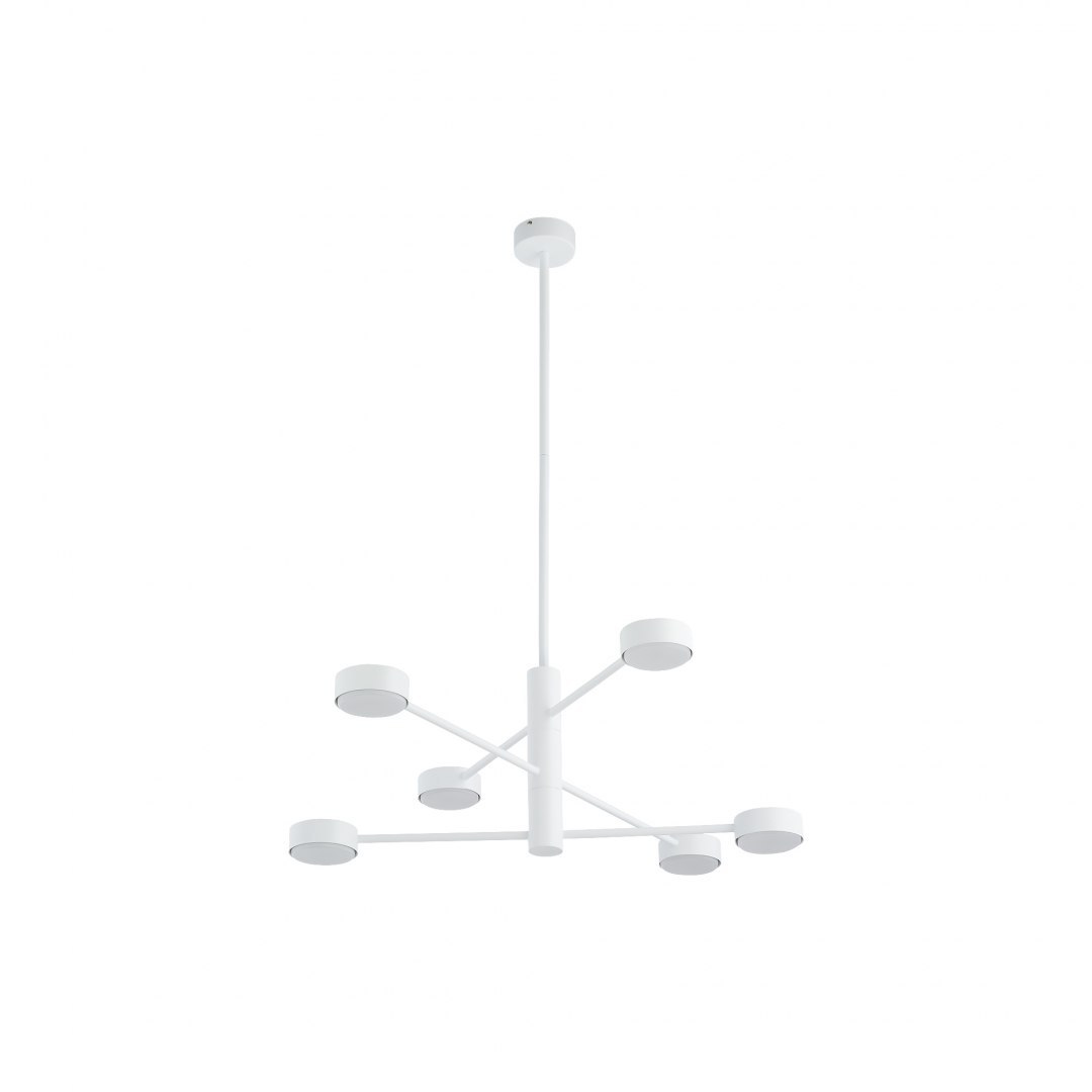 Lampa wisząca ORBIT 6x8W biała nowoczesna - Nowodvorski Lighting Lampa wisząca ORBIT 6x8W biała nowoczesna - Nowodvorski Lighting