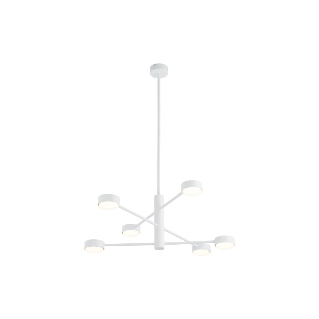 Lampa wisząca ORBIT 6x8W biała nowoczesna - Nowodvorski Lighting