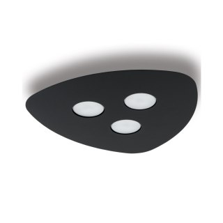 Plafon ORGANIC III czarna potrójna lampa sufitowa - Nowodvorski Lighting