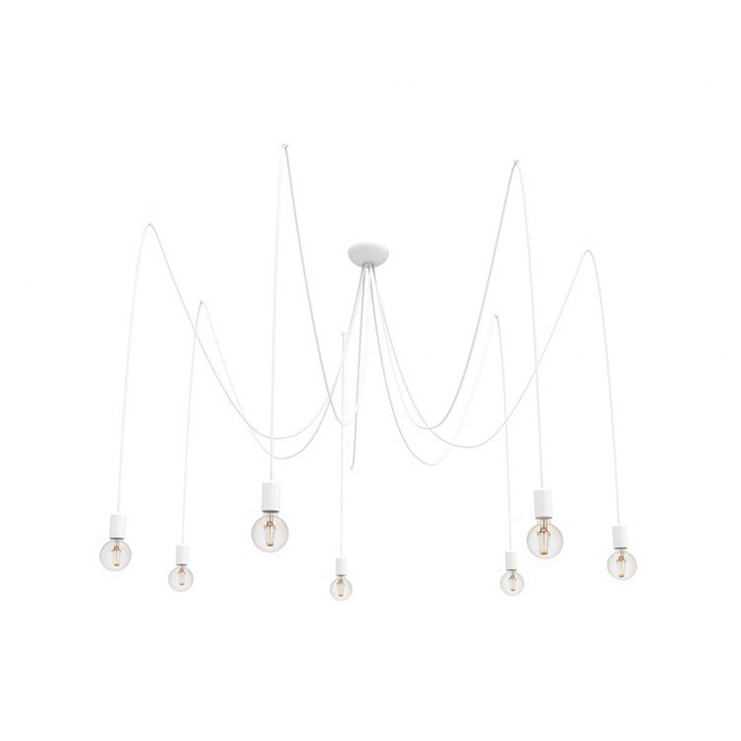 Lampa wisząca SPIDER VII biała loft podwieszana pająk - Nowodvorski Lighting Lampa wisząca SPIDER VII biała loft podwieszana pająk - Nowodvorski Lighting