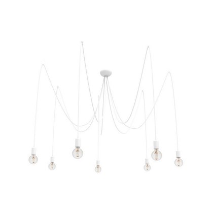 Lampa wisząca SPIDER VII biała loft podwieszana pająk - Nowodvorski Lighting