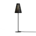 Lampa stołowa TRIFLE czarno-złota z abażurem z ważką - Nowodvorski Lighting