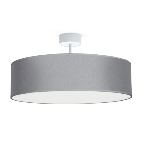Lampa sufitowa okrąga VIOLET szary abażur do salonu sypialni - Nowodvorski Lighting