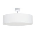 Lampa sufitowa okrąga VIOLET biały abażur do salonu sypialni - Nowodvorski Lighting