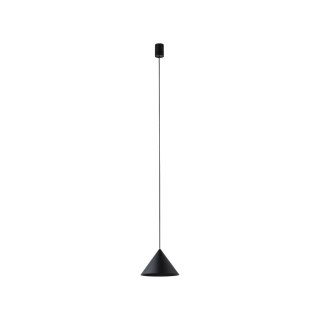 Lampa wisząca ZENITH S czarna mała stożkowy klosz - Nowodvorski Lighting
