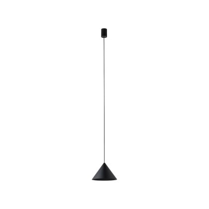 Lampa wisząca ZENITH S czarna mała stożkowy klosz - Nowodvorski Lighting