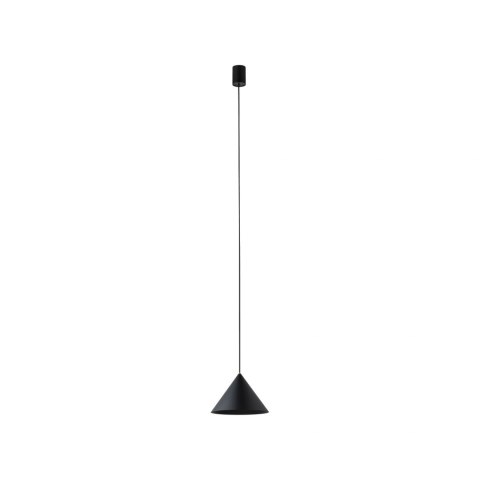 Lampa wisząca ZENITH S czarna mała stożkowy klosz - Nowodvorski Lighting