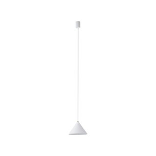 Lampa wisząca ZENITH S biała mała stożkowy klosz - Nowodvorski Lighting