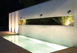 Kinkiet zewnętrzny FALLON grafitowy elewcyjny IP54 - Nowodvorski Lighting