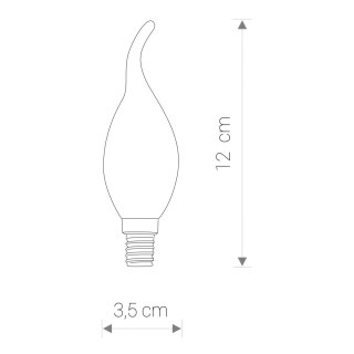 Żarówka BULB VINTAGE LED E14 o mocy 4W - Nowodvorski Lighting