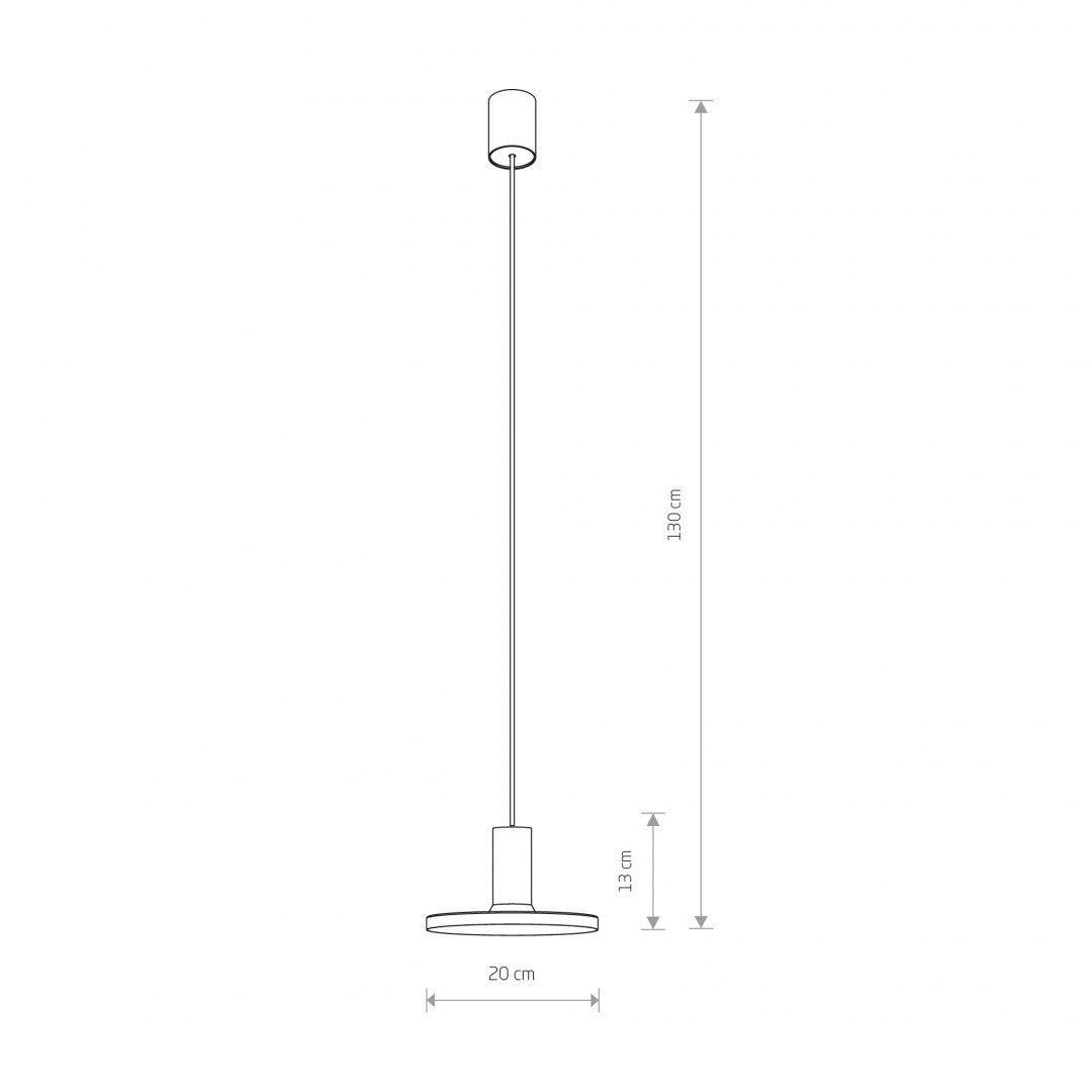 Lampa wisząca HERMANOS dysk biały mosiądz zwis nad wyspę kuchenną - Nowodvorski Lighting Lampa wisząca HERMANOS dysk biały mosiądz zwis nad wyspę kuchenną - Nowodvorski Lighting