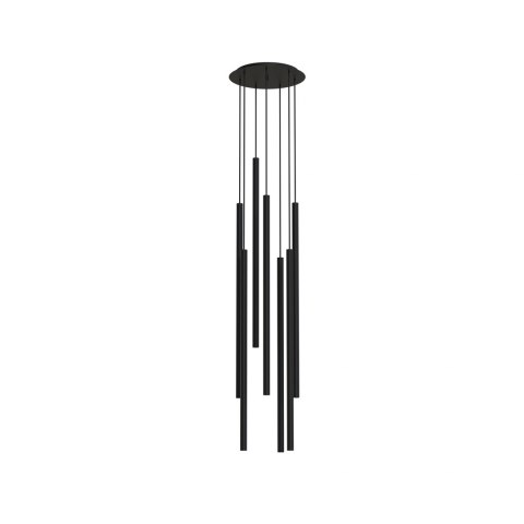 Lampa wisząca LASER VII / 1000 czarny zwis kaskada - Nowodvorski Lighting