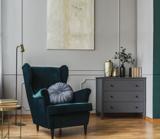 Lampa podłogowa MONO I czarny / mosiądz smukła regulowana - Nowodvorski Lighting