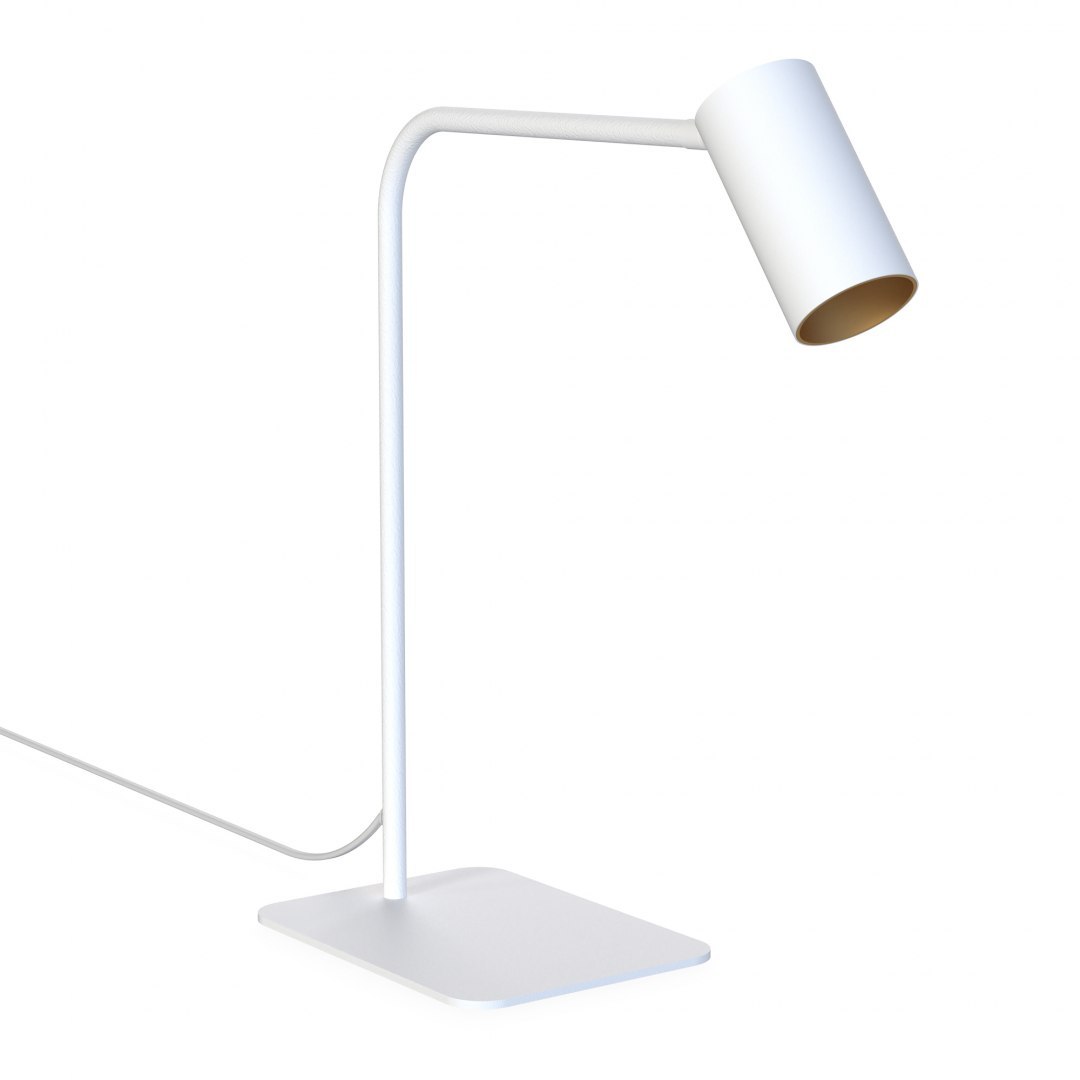 Lampa biurkowa MONO biało złota nowoczesna regulowana - Nowodvorski Lighting