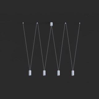 Lampa wisząca MORE EYE IV biała podwieszana zygzak - Nowodvorski Lighting