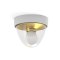 Lampa natynkowa zewnętrzna NOOK SENSOR biało złota z czujnikiem ruchu - Nowodvorski Lighting