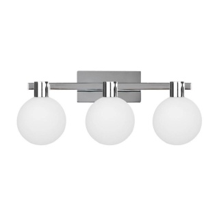 Kinkiet MALDUS 3 potrójny chrom / białe klosze kule - Candellux Lighting