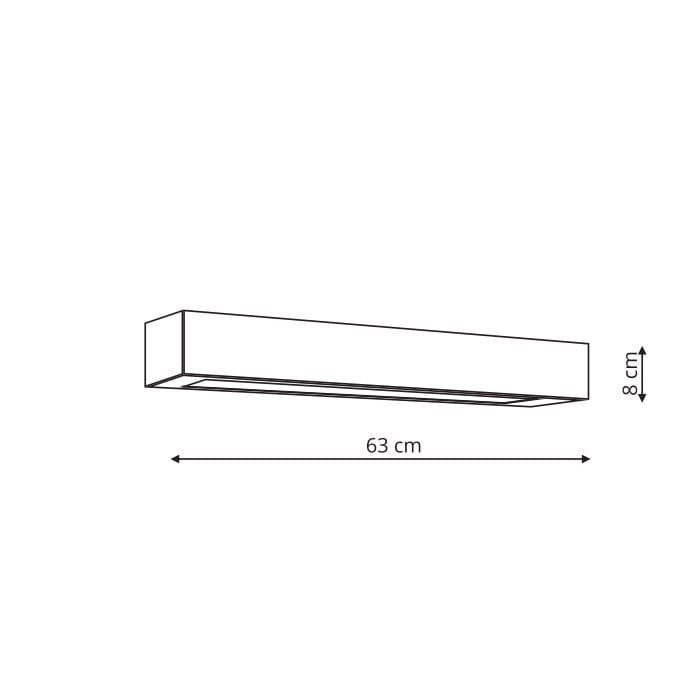 Kinkiet łazienkowy IBROS biały średni 9W 3000K IP44 - Light Prestige Kinkiet łazienkowy IBROS biały średni 9W 3000K IP44 - Light Prestige
